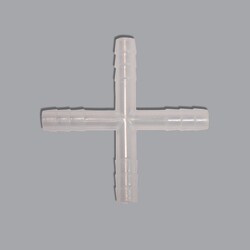 United Scientific™ Tubing Connectors, Four-Way, Polypropylene